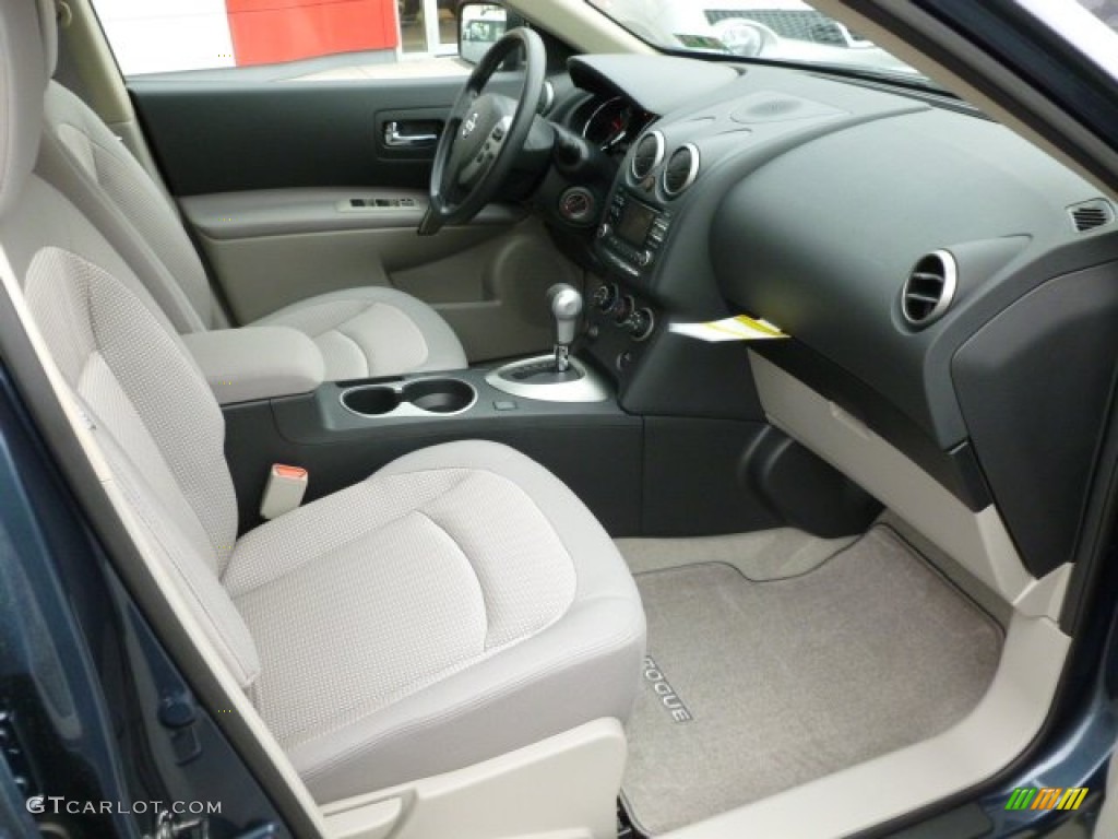 2012 Rogue SV AWD - Graphite Blue / Gray photo #10