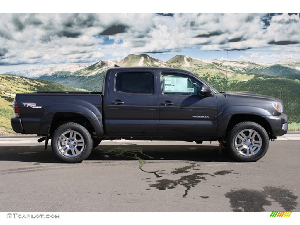 Magnetic Gray Mica 2012 Toyota Tacoma V6 TRD Sport Double Cab 4x4 Exterior Photo #61526212