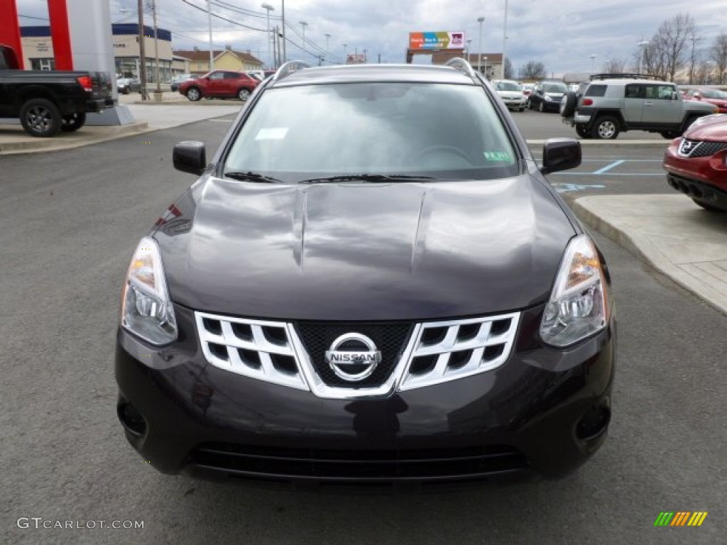 2012 Rogue SV AWD - Black Amethyst / Black photo #2