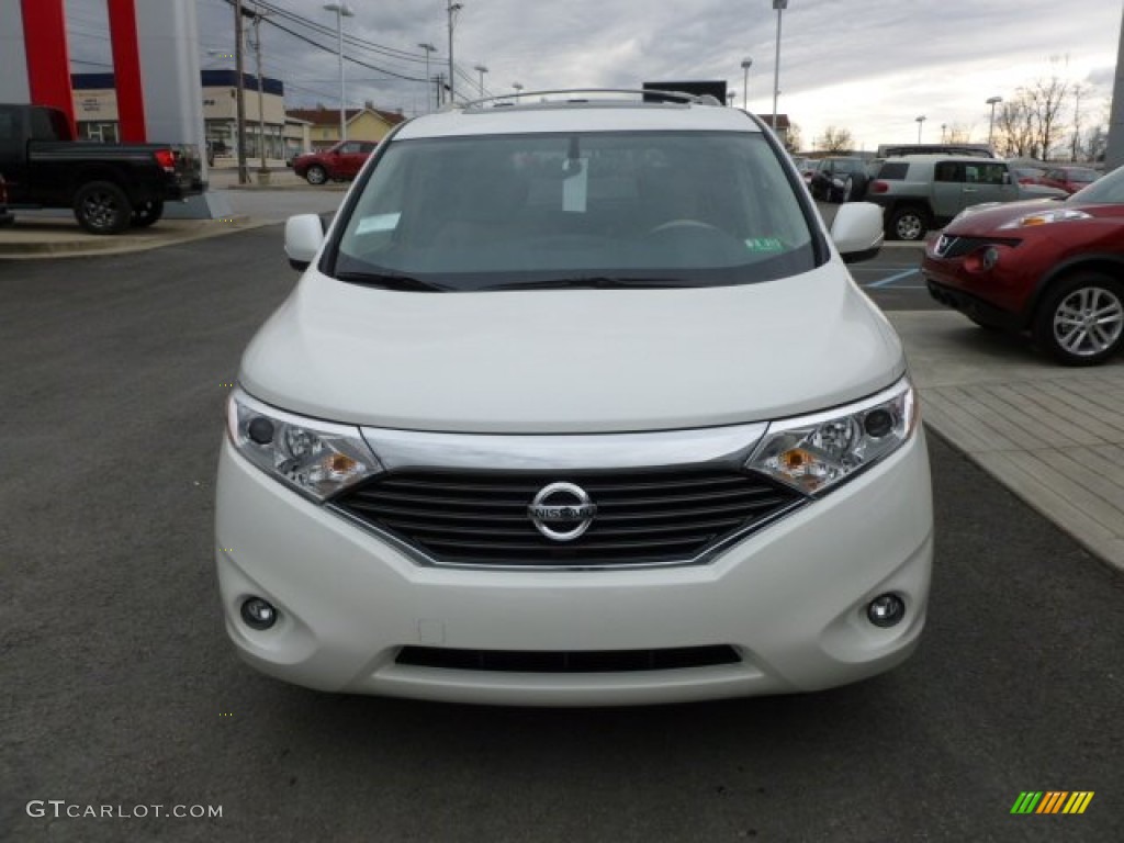 Pearl White 2012 Nissan Quest 3.5 LE Exterior Photo #61526410