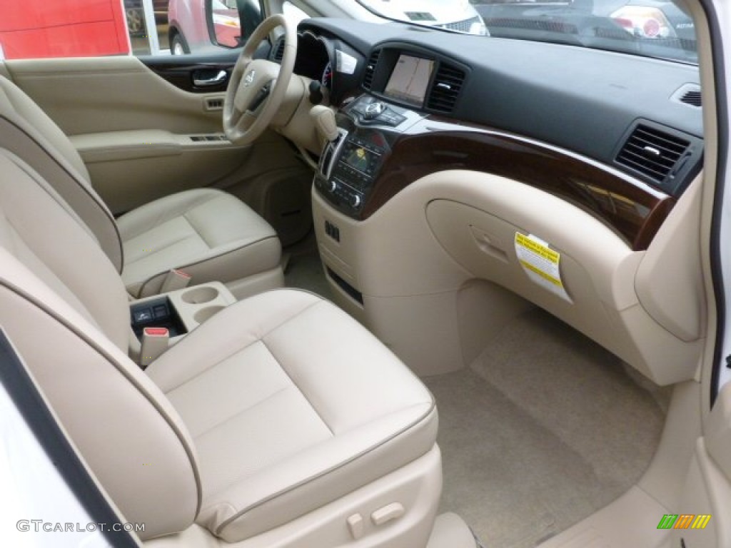 Beige Interior 2012 Nissan Quest 3.5 LE Photo #61526455