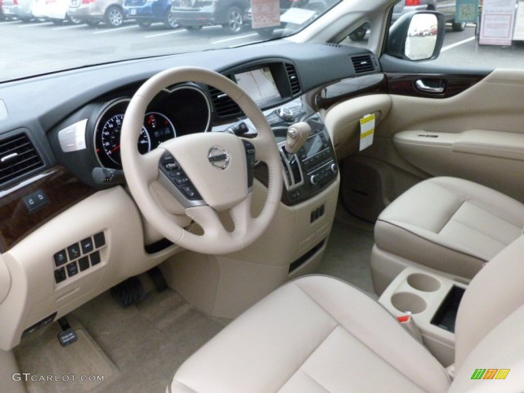 Beige Interior 2012 Nissan Quest 3.5 LE Photo #61526518