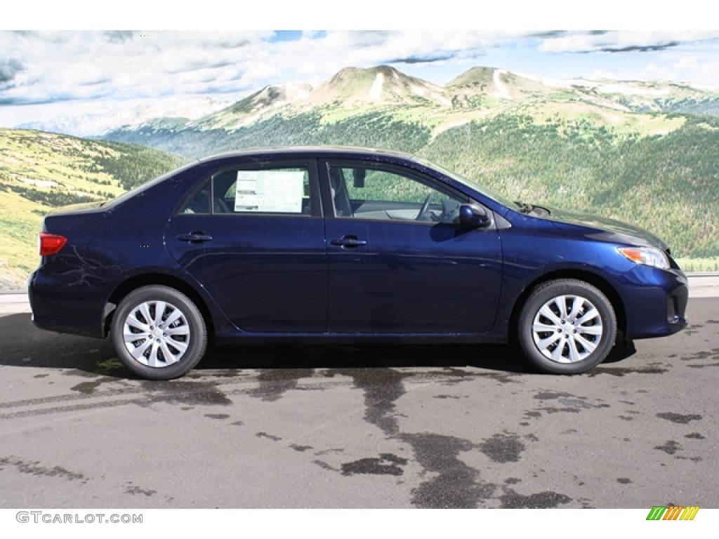 2012 Corolla LE - Nautical Blue Metallic / Ash photo #2