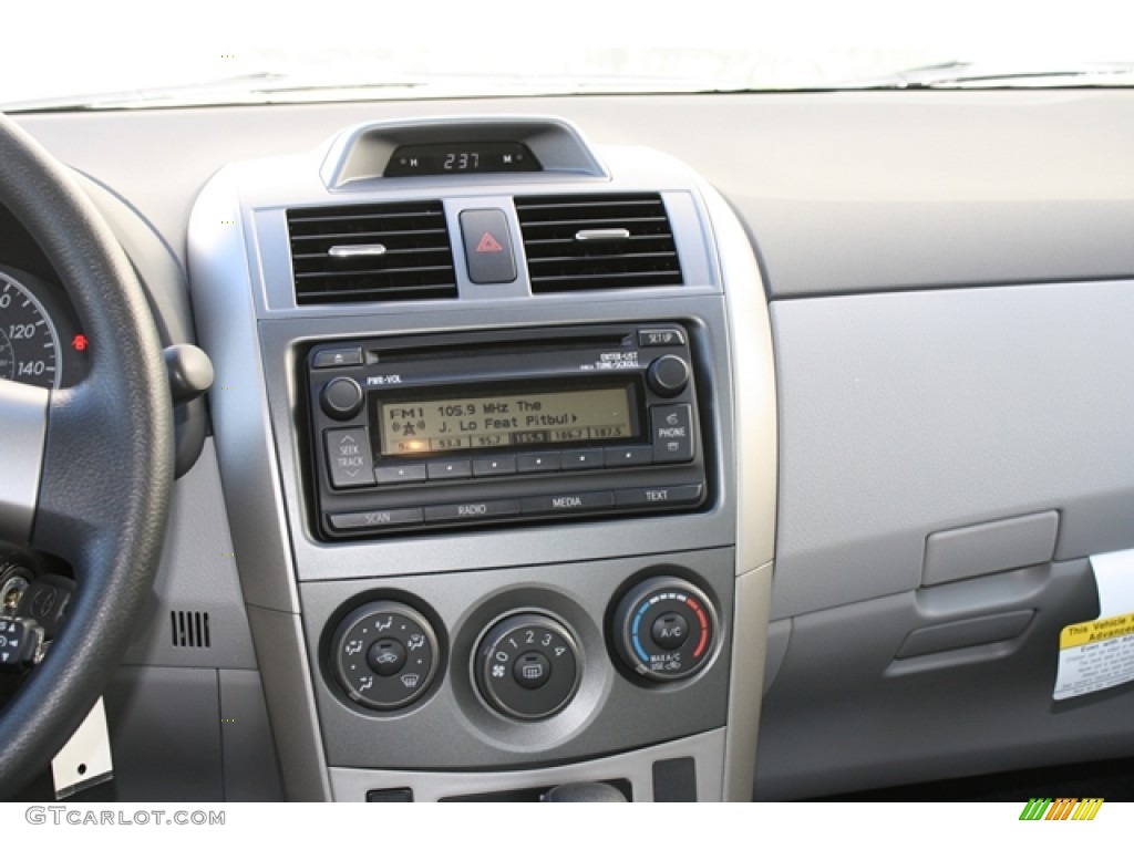 2012 Corolla LE - Nautical Blue Metallic / Ash photo #12