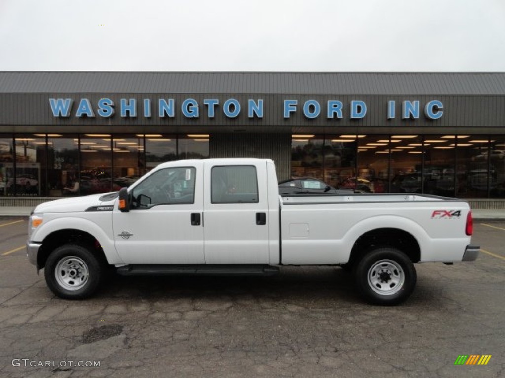 2012 F350 Super Duty XL Crew Cab 4x4 - Oxford White / Steel photo #1