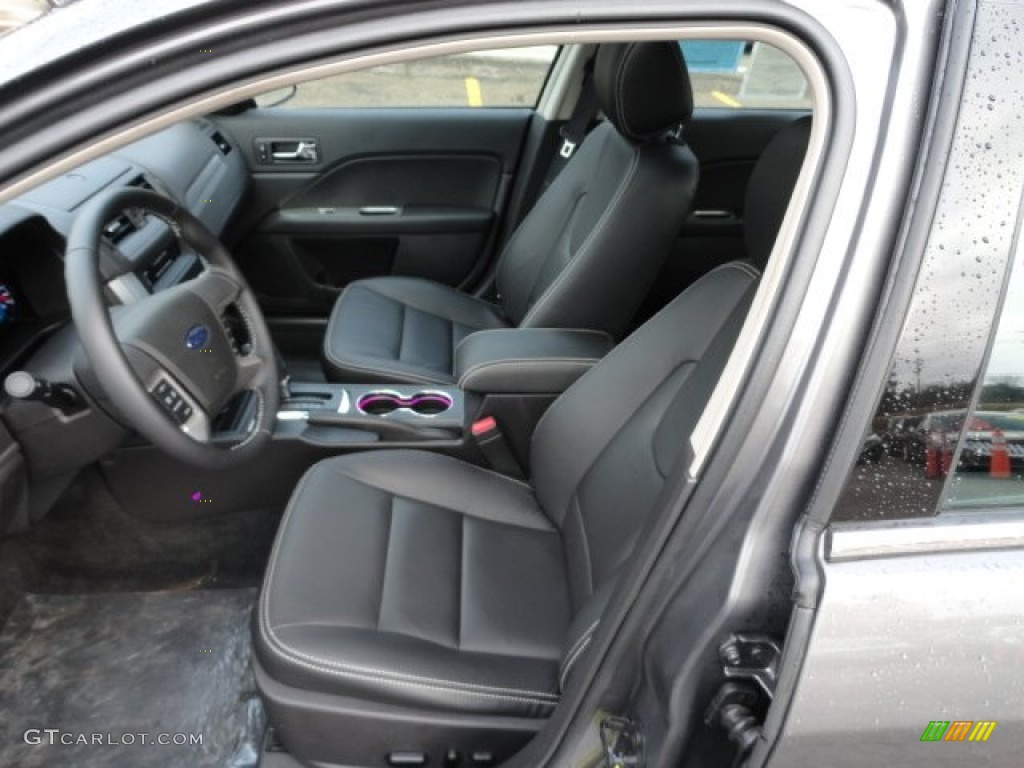 Charcoal Black Interior 2012 Ford Fusion SEL V6 AWD Photo #61527119