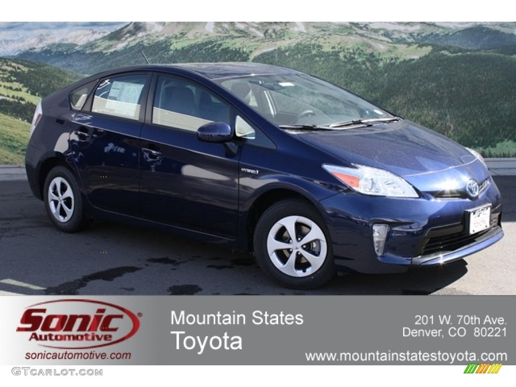 Nautical Blue Metallic Toyota Prius 3rd Gen