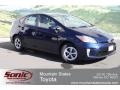 2012 Nautical Blue Metallic Toyota Prius 3rd Gen Three Hybrid  photo #1