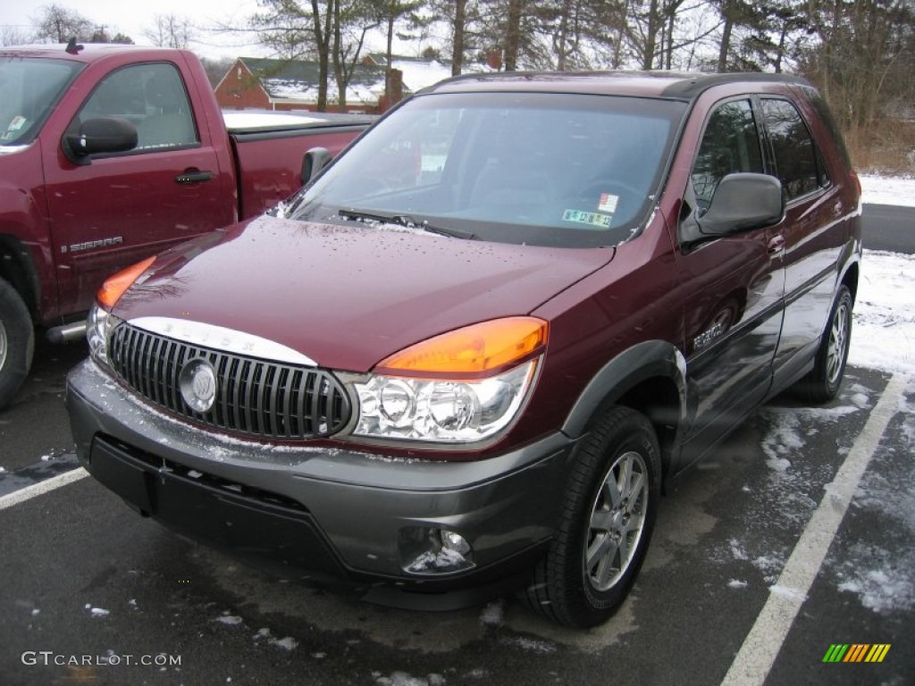 2002 Rendezvous CX - Medium Red / Dark Gray photo #2