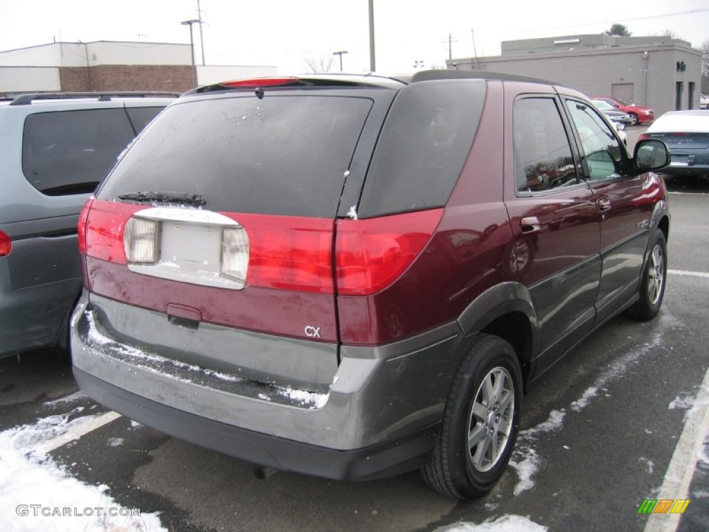 2002 Rendezvous CX - Medium Red / Dark Gray photo #3