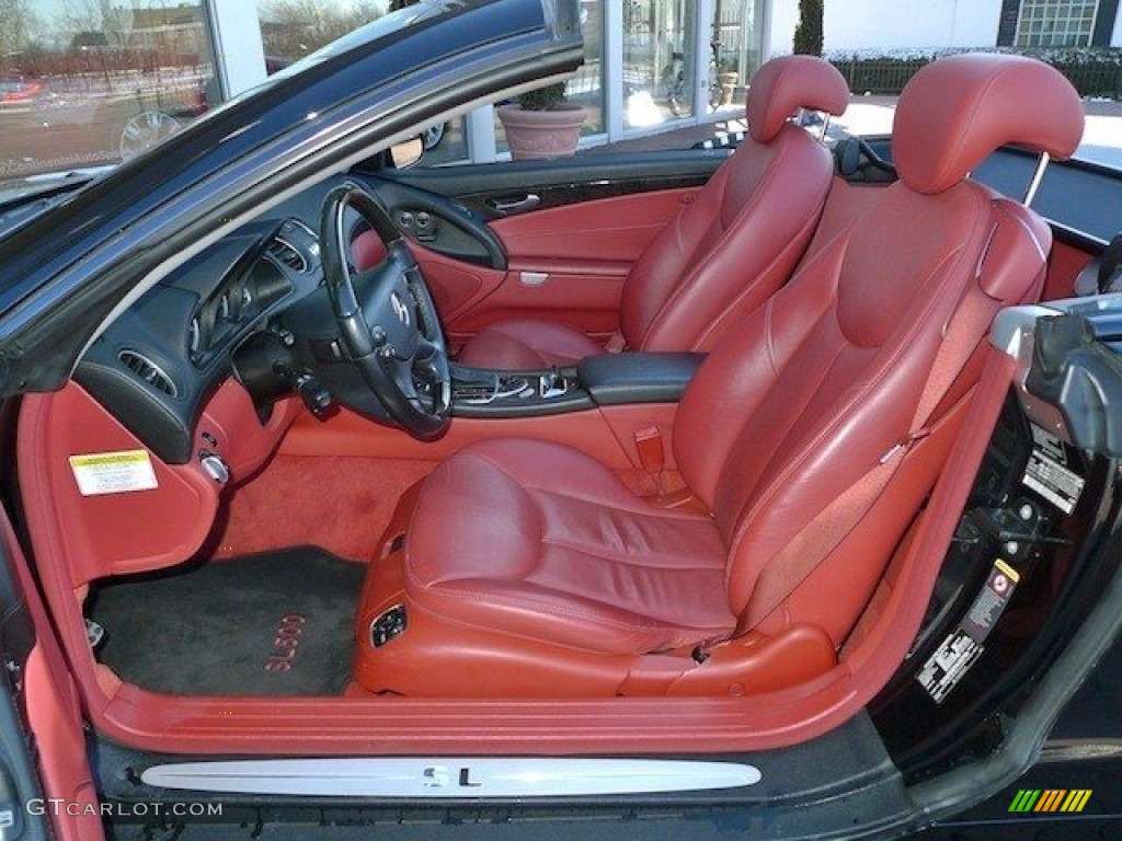 Berry Red/Charcoal Interior 2005 Mercedes-Benz SL 500 Roadster Photo #61528060