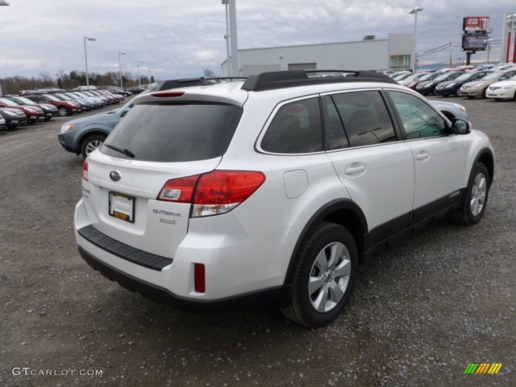 2012 Outback 2.5i Limited - Satin White Pearl / Warm Ivory photo #7