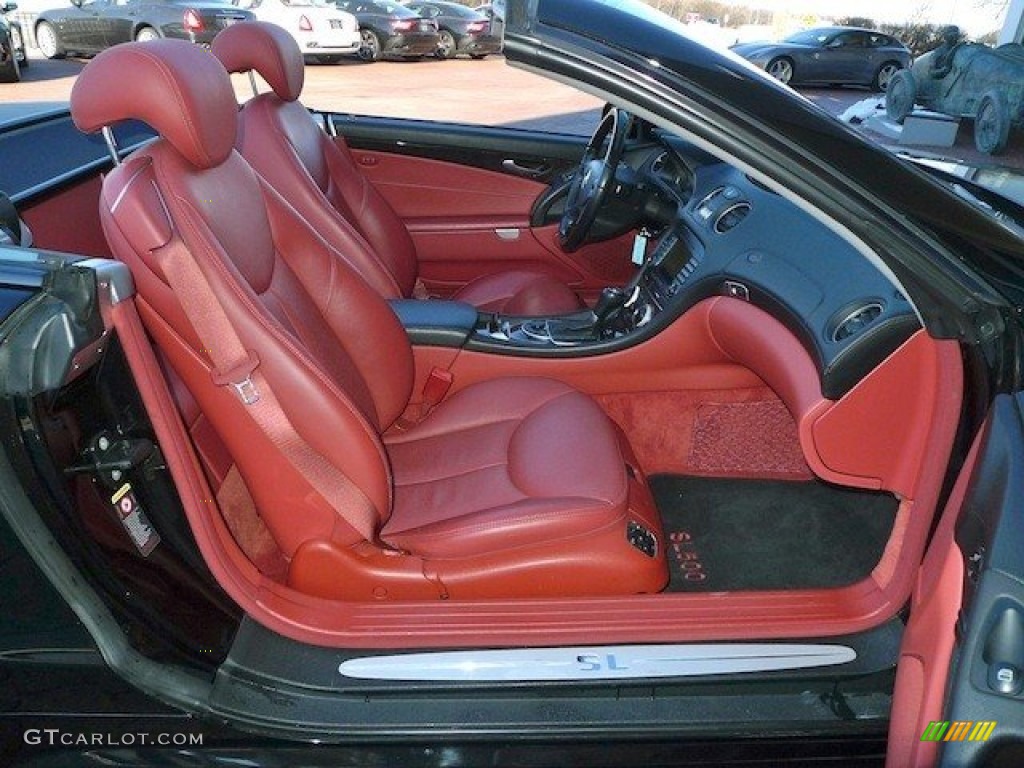 Berry Red/Charcoal Interior 2005 Mercedes-Benz SL 500 Roadster Photo #61528168
