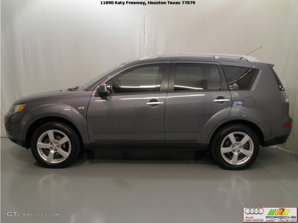 2007 Outlander XLS - Graphite Gray Pearl / Black photo #4