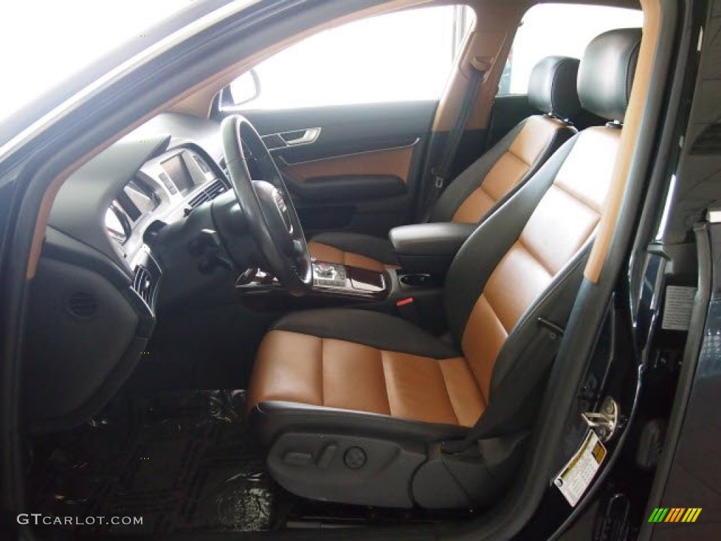 Amaretto/Black Interior 2009 Audi A6 3.0T quattro Sedan Photo #61530567