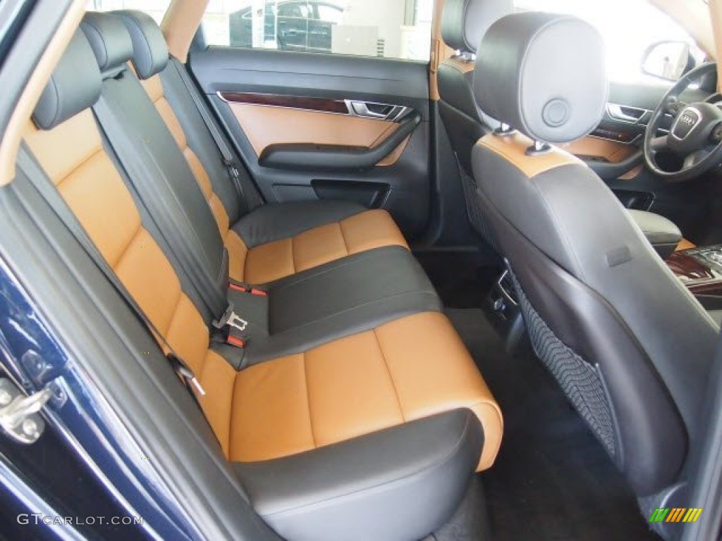 Amaretto/Black Interior 2009 Audi A6 3.0T quattro Sedan Photo #61530576