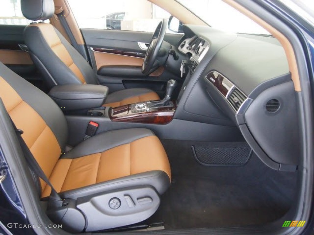 Amaretto/Black Interior 2009 Audi A6 3.0T quattro Sedan Photo #61530594