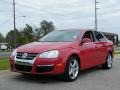 2008 Salsa Red Volkswagen Jetta SE Sedan  photo #1