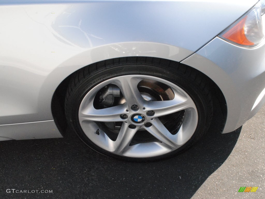 2008 1 Series 135i Convertible - Titanium Silver Metallic / Black photo #3