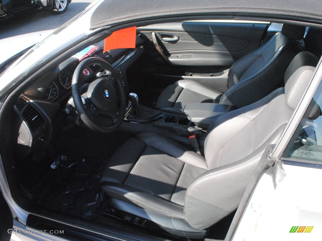 2008 1 Series 135i Convertible - Titanium Silver Metallic / Black photo #12