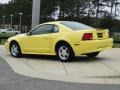 2003 Zinc Yellow Ford Mustang V6 Coupe  photo #6