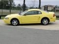 2003 Zinc Yellow Ford Mustang V6 Coupe  photo #8