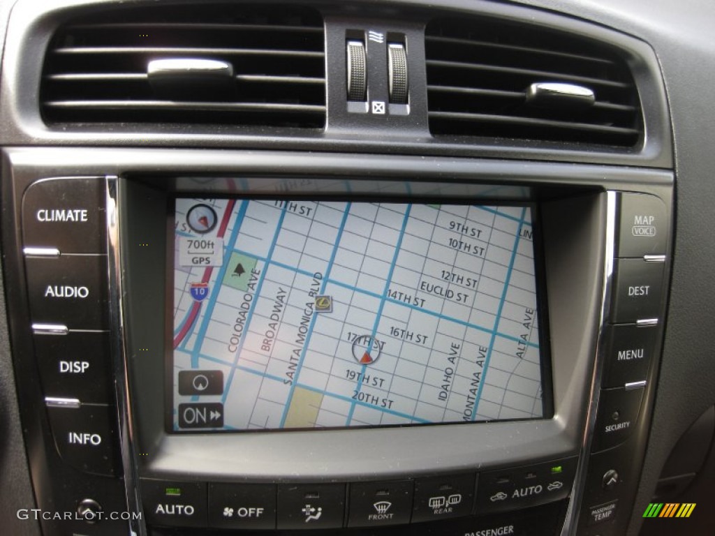 2009 Lexus IS F Navigation Photo #61536534