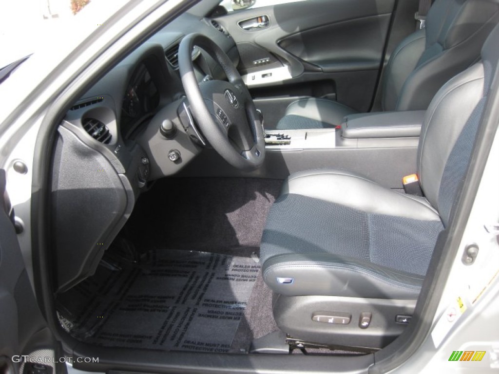 Black Interior 2009 Lexus IS F Photo #61536573