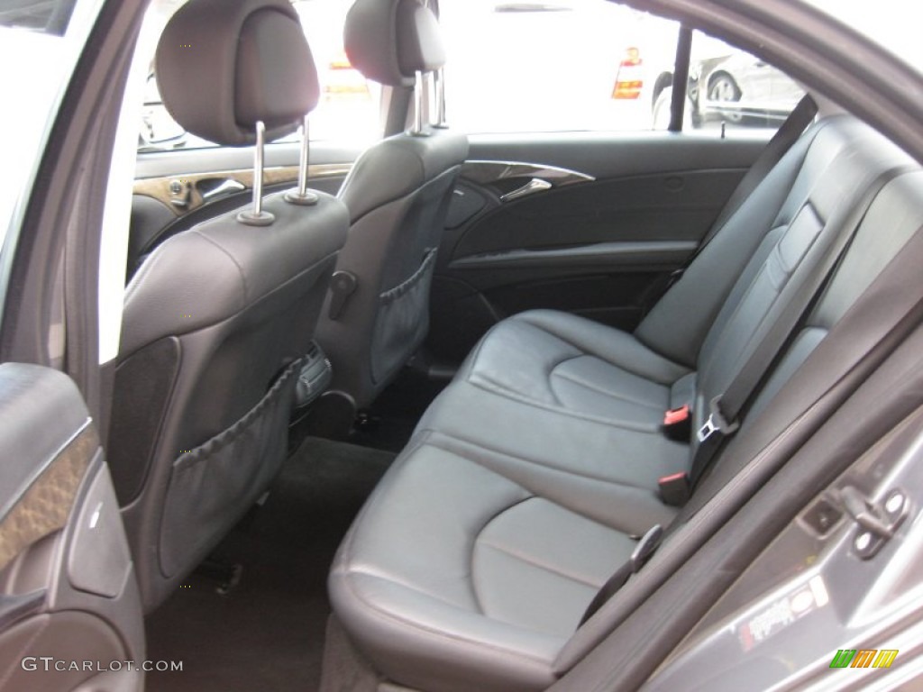 Black Interior 2009 Mercedes-Benz E 350 Sedan Photo #61536999