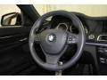 Black Nappa Leather Steering Wheel Photo for 2010 BMW 7 Series #61538814