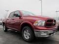 Deep Cherry Red Crystal Pearl 2012 Dodge Ram 1500 Mossy Oak Edition Crew Cab 4x4 Exterior