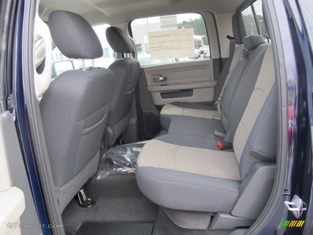 Dark Slate Gray Medium Graystone Interior 2012 Dodge Ram