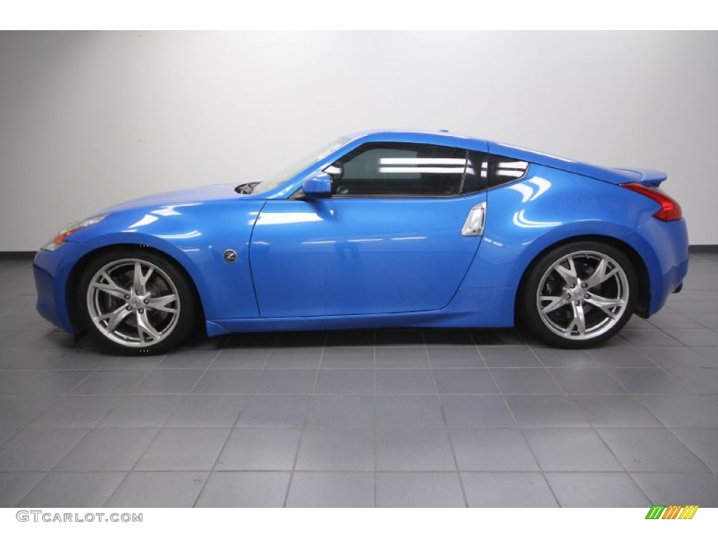 2009 370Z Sport Touring Coupe - Monterey Blue / Black Leather photo #2