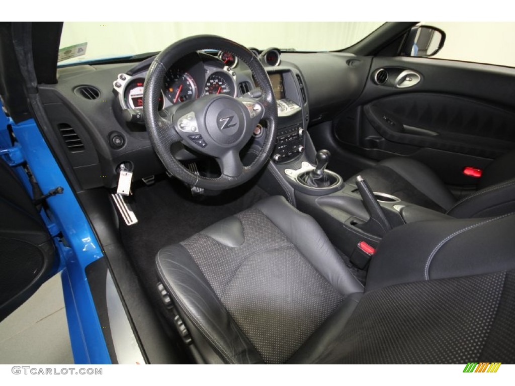 2009 370Z Sport Touring Coupe - Monterey Blue / Black Leather photo #4