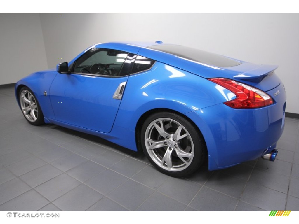 2009 370Z Sport Touring Coupe - Monterey Blue / Black Leather photo #5