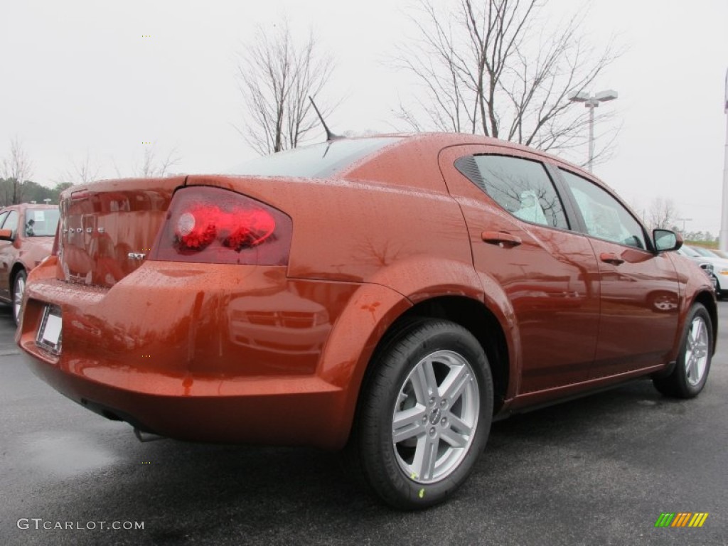 Copperhead Pearl 2012 Dodge Avenger SXT Exterior Photo #61540901