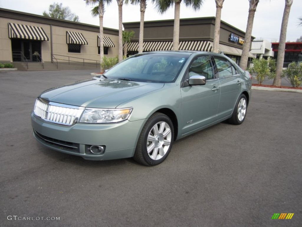 2008 MKZ Sedan - Moss Green Metallic / Light Stone photo #1