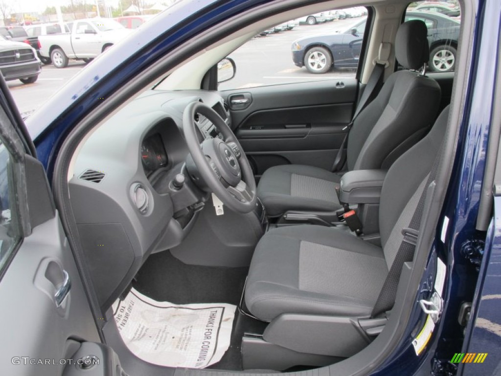 Dark Slate Gray Interior 2012 Jeep Compass Sport Photo #61542305