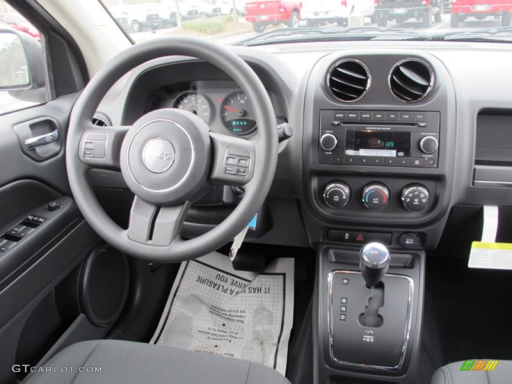 2012 Jeep Compass Sport Dark Slate Gray Dashboard Photo #61542344