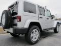 Bright Silver Metallic - Wrangler Unlimited Sahara 4x4 Photo No. 3