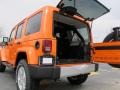 2012 Crush Orange Jeep Wrangler Unlimited Sahara 4x4  photo #9
