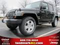 2012 Black Forest Green Pearl Jeep Wrangler Unlimited Sahara 4x4  photo #1