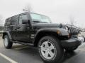 Black Forest Green Pearl 2012 Jeep Wrangler Unlimited Sahara 4x4 Exterior