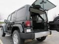 2012 Black Forest Green Pearl Jeep Wrangler Unlimited Sahara 4x4  photo #9