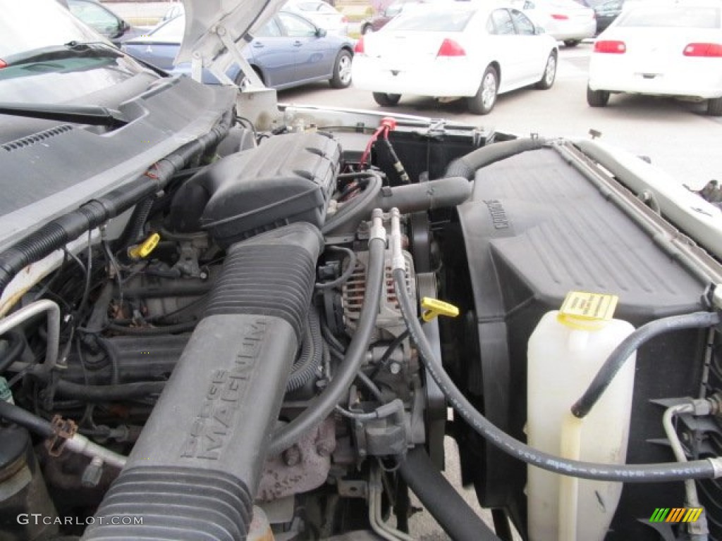 2000 Dodge Ram 2500 SLT Regular Cab 4x4 5.9 Liter OHV 16-Valve V8 Engine Photo #61543181