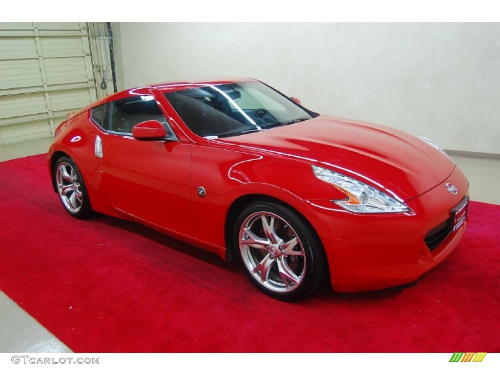 2010 370Z Sport Coupe - Solid Red / Black Leather photo #1
