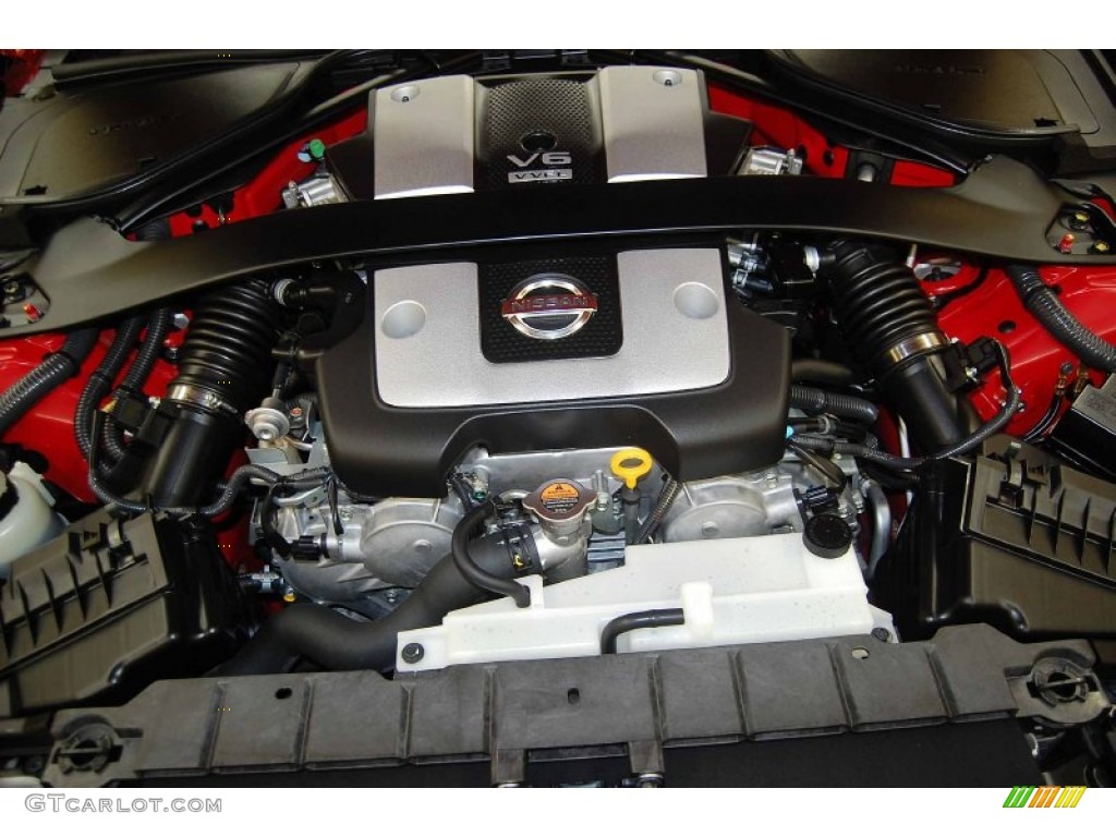 2010 Nissan 370Z Sport Coupe 3.7 Liter DOHC 24-Valve CVTCS V6 Engine Photo #61544012
