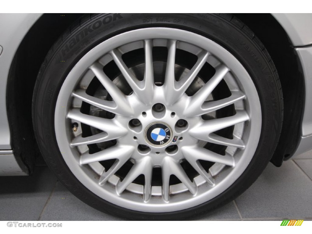 2002 3 Series 330i Convertible - Titanium Silver Metallic / Grey photo #11