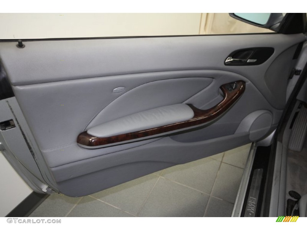 2002 3 Series 330i Convertible - Titanium Silver Metallic / Grey photo #17