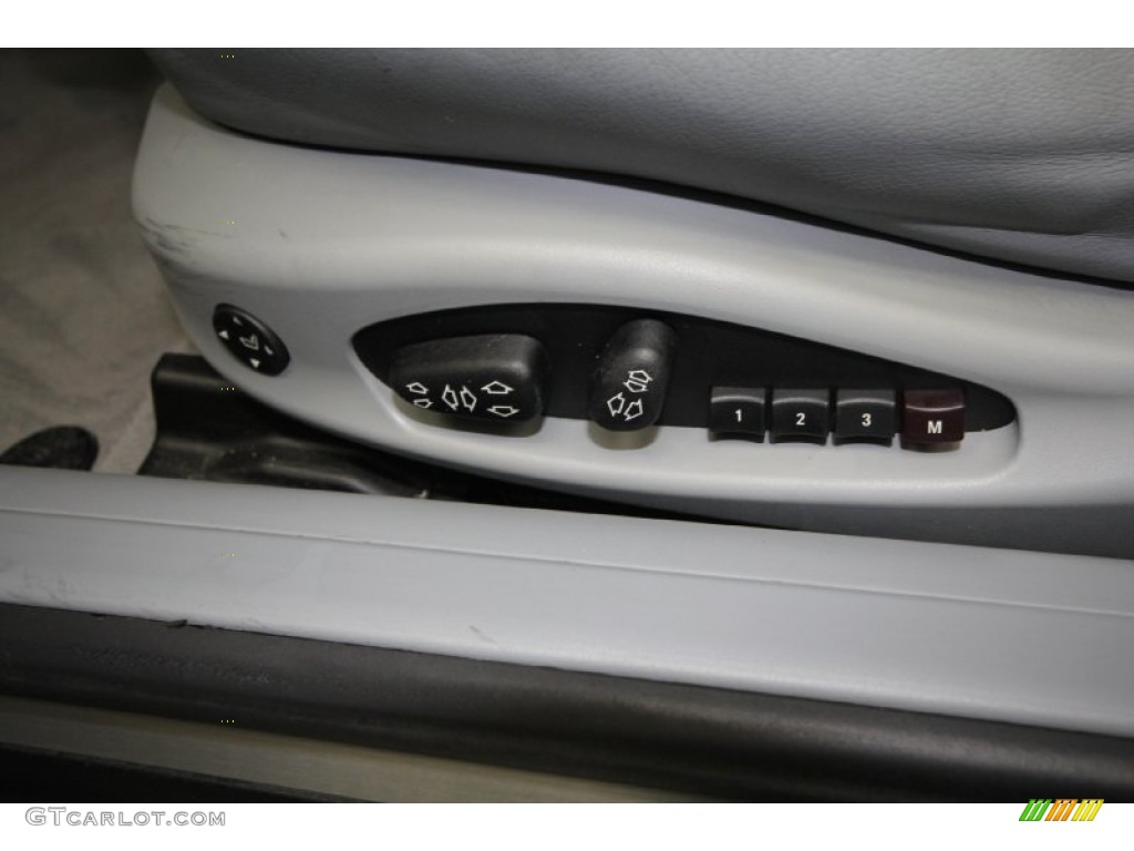 2002 3 Series 330i Convertible - Titanium Silver Metallic / Grey photo #19